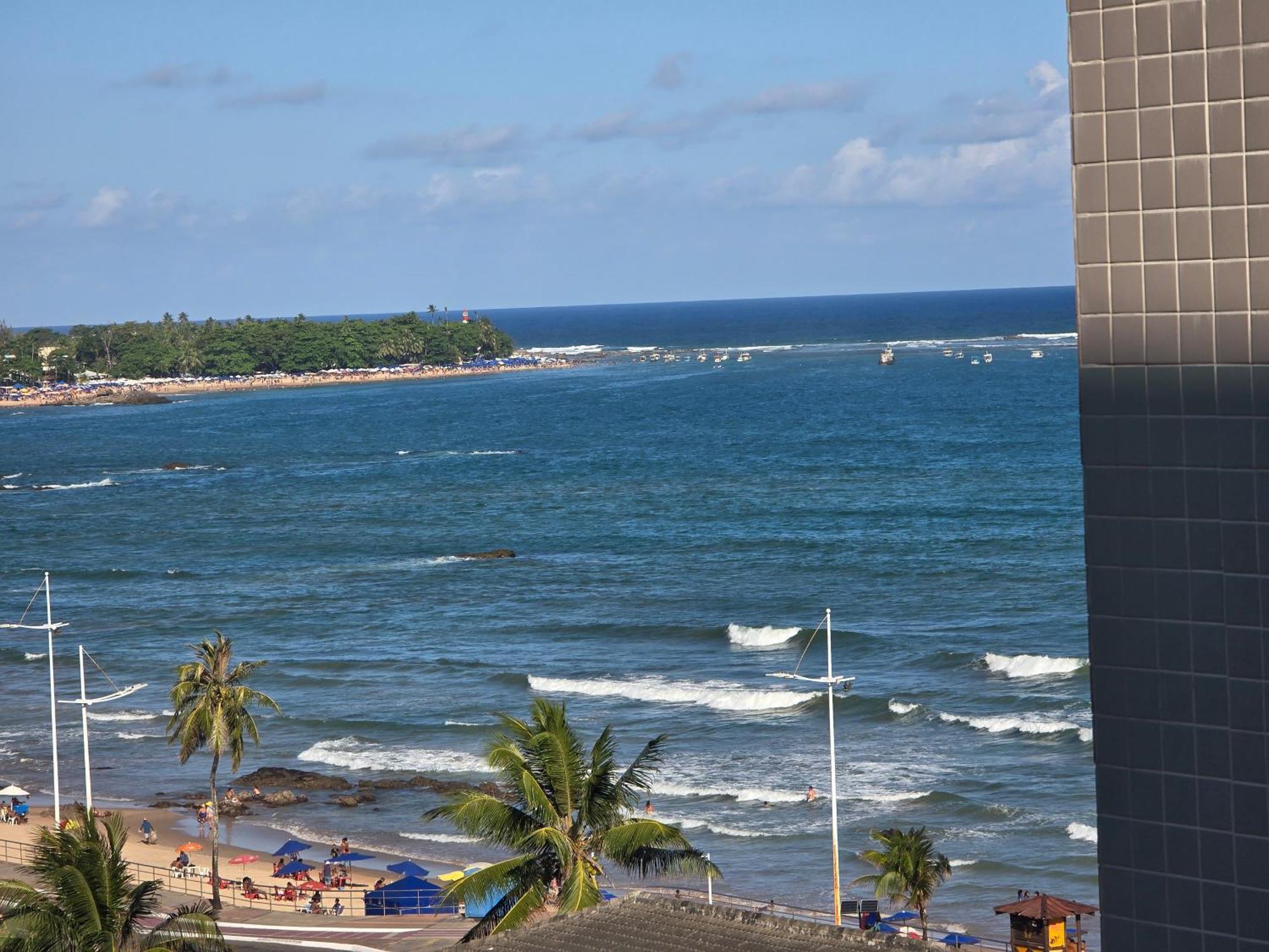 Loft Aconchegante, Vista Mar Lateral, Vaga Privativa Apartment Salvador Exterior photo